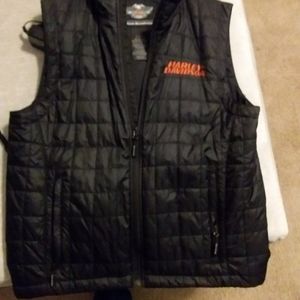 Harley Davidson  heated riding vest, Leg with battery worn twice
